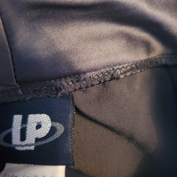 UP Grey/Silver Shiny Satin Look Dress Pants - Size S - Picture 4 of 7